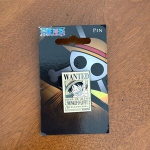 One Piece Monkey D. Luffy Wanted Poster Pin